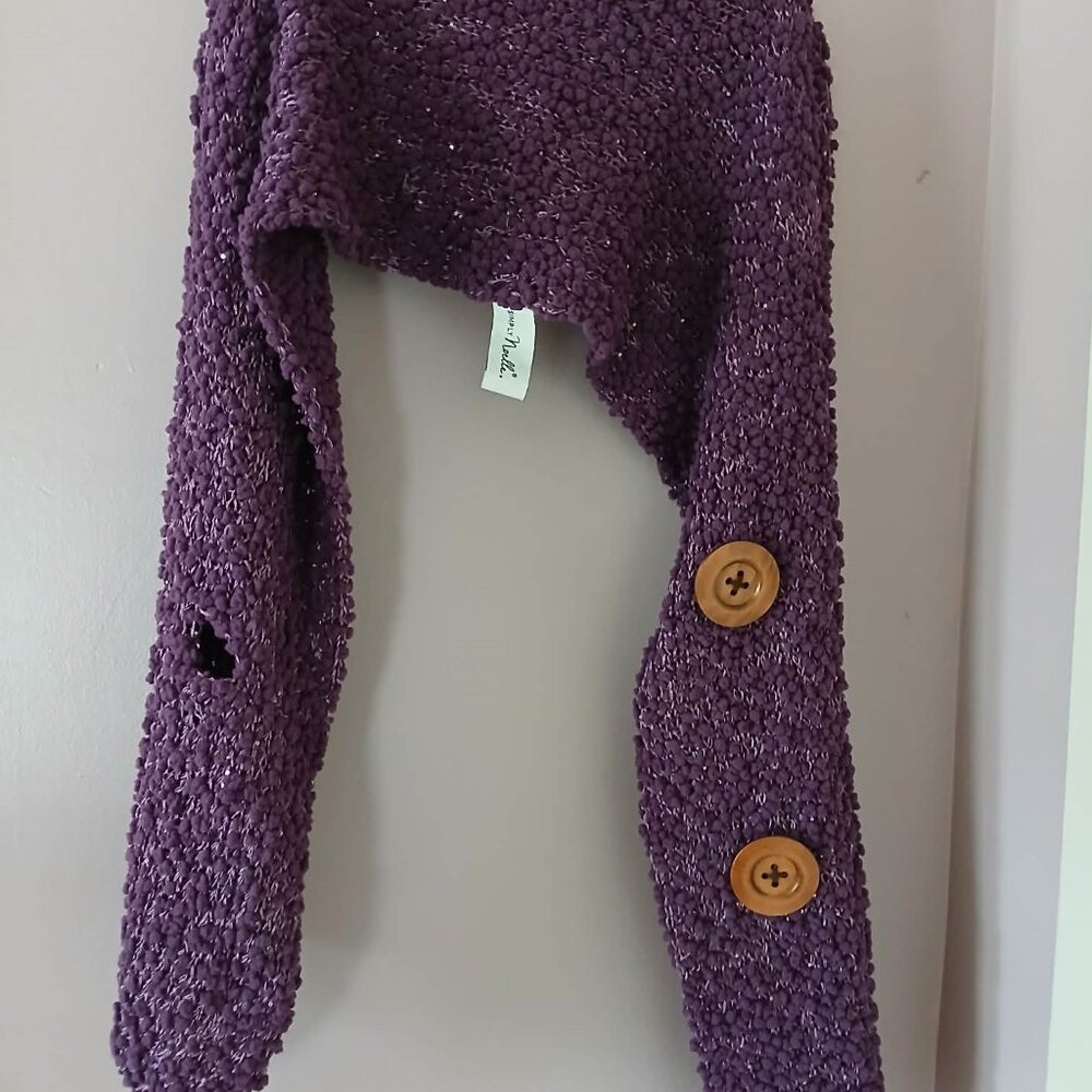 Simply Noelle Purple Shoulder Wrap